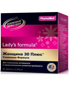 Buy Lady-S Formula 'Woman 30+ enhanced formula' biocomplex, 30 tablets | Florida Online Pharmacy | https://florida.buy-pharm.com