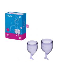 Buy Set of menstrual cups Satisfyer Feel secure purple | Florida Online Pharmacy | https://florida.buy-pharm.com