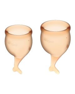 Buy Set of menstrual cups Satisfyer Feel secure orange | Florida Online Pharmacy | https://florida.buy-pharm.com