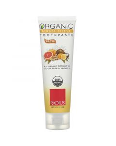 Buy RADIUS, Coconut toothpaste according to USDA Organic standard, ginger and citrus 85 g) | Florida Online Pharmacy | https://florida.buy-pharm.com