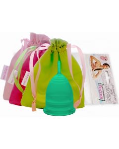 Buy Menstrual cup LilaCup Practitioner in a satin bag emerald L | Florida Online Pharmacy | https://florida.buy-pharm.com
