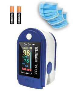Buy Medical finger pulse oximeter, 3 indicators, color screen, batteries | Florida Online Pharmacy | https://florida.buy-pharm.com