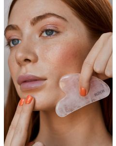 Buy Gua sha scraper for face massage from whole 100% rose quartz 'Heart' BLOOR | Florida Online Pharmacy | https://florida.buy-pharm.com