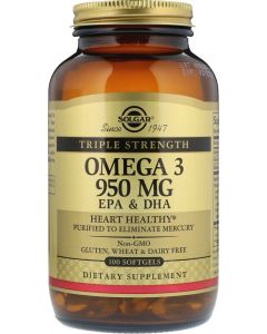 Buy Solgar, Omega 3' Omega-3 ', 950 mg, 100 capsules | Florida Online Pharmacy | https://florida.buy-pharm.com