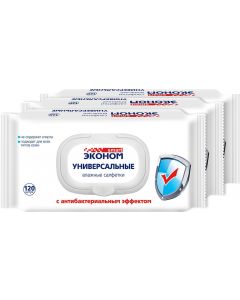 Buy Wet wipes Avangard Economy Smart No. 120, antibacterial, 3 packs | Florida Online Pharmacy | https://florida.buy-pharm.com