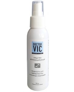 Buy Doctor Vic disinfectant - liquid for treating hands and skin 100 ml | Florida Online Pharmacy | https://florida.buy-pharm.com