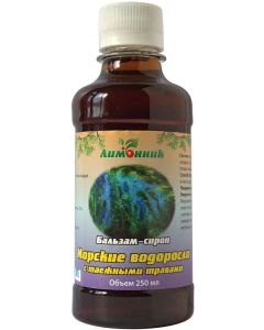 Buy NPK lemongrass 'Balsam-syrup Seaweed with taiga herbs' Cholesterol level. Immunity. Cleansing the body. Iodine deficiency. 250 ml. | Florida Online Pharmacy | https://florida.buy-pharm.com