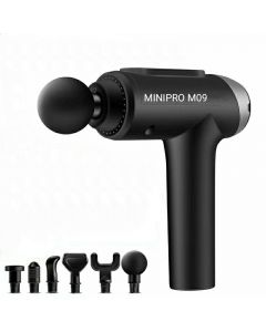 Buy Minipro M09 Percussion massager with a set of nozzles, black | Florida Online Pharmacy | https://florida.buy-pharm.com