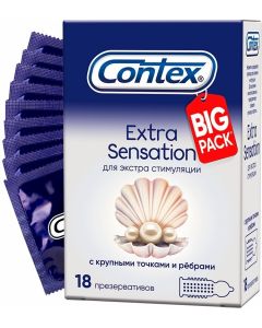 Buy Contex Extra Sensation condoms, 18 pcs | Florida Online Pharmacy | https://florida.buy-pharm.com