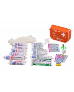 Buy AIRLINE AM01 Car first aid kit in a textile case (Complies with the traffic police requirements) - Airline art. NSII0006736031 | Florida Online Pharmacy | https://florida.buy-pharm.com