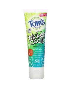 Buy Tom's of Maine, Natural Fluoride Toothpaste, Kids 8+, Wild Mint, 5.1 oz (144 g) | Florida Online Pharmacy | https://florida.buy-pharm.com
