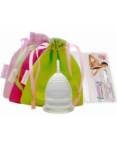 Buy Menstrual cup LilaCup Practitioner in a satin bag transparent L | Florida Online Pharmacy | https://florida.buy-pharm.com
