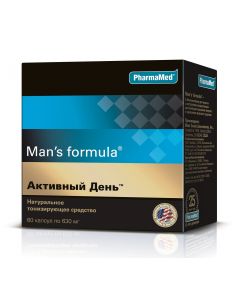 Buy Vitamins for men Man's Formula Active day. Vitamins for energy, endurance, memory. Contains Vitamin B, Ginkgo Biloba, Niacin, Cyanocobalamin  | Florida Online Pharmacy | https://florida.buy-pharm.com
