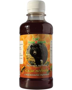 Buy NPK lemongrass. 'Balm-syrup honey' Power of a bear 'Stomach. Intestines. Liver. Lipid metabolism. 250 ml. | Florida Online Pharmacy | https://florida.buy-pharm.com