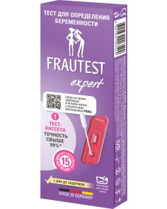 Buy Frautest Expert pregnancy test, in a cassette with a pipette, 1 piece | Florida Online Pharmacy | https://florida.buy-pharm.com