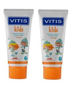 Buy Dentaid Set of children's toothpastes-gels for children VITIS kids, 50 ml х 2 pcs. | Florida Online Pharmacy | https://florida.buy-pharm.com