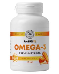 Buy Balance Group Life. 'Omega-3 Salmon Fish Oil' 60 cap. 1350mg. Natural, Organic. (Source of highly purified PUFA - 30%. EPA 180 mg., DHA 120 mg.) Refined from pulp - Premium Fish Oil. | Florida Online Pharmacy | https://florida.buy-pharm.com