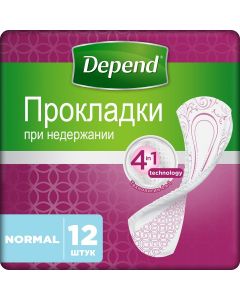 Buy Depend Urological pads Normal 12 pcs | Florida Online Pharmacy | https://florida.buy-pharm.com