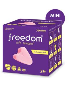 Buy Feminine hygienic tampons FREEDOM 3 pcs mini  | Florida Online Pharmacy | https://florida.buy-pharm.com