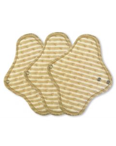 Buy Ecolavand reusable sanitary pads, daily 'Beige strip', set of 3 pcs. | Florida Online Pharmacy | https://florida.buy-pharm.com