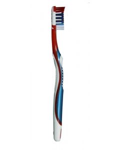 Buy Toothbrush SPLIT Silver ECO white-blue-red (nano-silver, tongue brush, three-component handle) | Florida Online Pharmacy | https://florida.buy-pharm.com