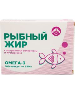 Buy Fish oil with valerian and motherwort extracts 100 capsules | Florida Online Pharmacy | https://florida.buy-pharm.com