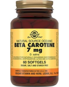 Buy Solgar, Beta Carotene 7 mg 'Beta Carotene 7 mg', 60 capsules | Florida Online Pharmacy | https://florida.buy-pharm.com