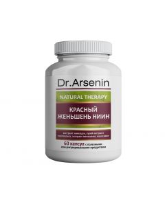 Buy Dr. Arsenin Natural Therapy 'Red ginseng NIIN' Concentrated food product, 60 capsules | Florida Online Pharmacy | https://florida.buy-pharm.com