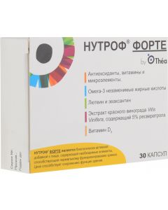 Buy Nutrof Forte capsules 802Mg No. 30 (Bad) | Florida Online Pharmacy | https://florida.buy-pharm.com