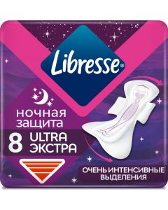Buy Hygienic pads Libresse Ultra Night Extra soft surface, 8 pcs. | Florida Online Pharmacy | https://florida.buy-pharm.com