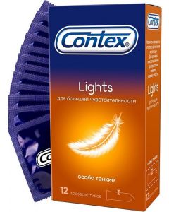 Buy Contex Lights Extra thin condoms for greater sensitivity, 12 pcs | Florida Online Pharmacy | https://florida.buy-pharm.com