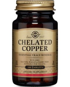Buy Solgar, Chelated Copper 'Chelated Copper', 400 mg, 100 tablets | Florida Online Pharmacy | https://florida.buy-pharm.com