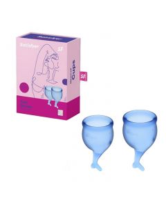 Buy Set of menstrual cups Satisfyer Feel secure blue | Florida Online Pharmacy | https://florida.buy-pharm.com
