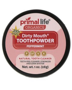Buy Primal Life Organics, Tooth Powder, Peppermint, (28 g) | Florida Online Pharmacy | https://florida.buy-pharm.com