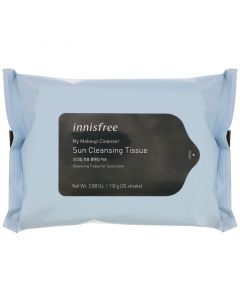 Buy Innisfree, My Makeup Cleanser, Sunscreen Cleansing Wipes, 20 Sheets, 3.88 oz (110 g) | Florida Online Pharmacy | https://florida.buy-pharm.com