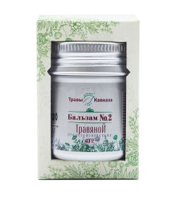 Buy Herbs of the Caucasus / Herbal balm No. 2 (for skin lesions) 40 g | Florida Online Pharmacy | https://florida.buy-pharm.com