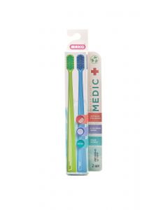 Buy Toothbrush 'Medic + Classic' biodegradable. Set of 2 | Florida Online Pharmacy | https://florida.buy-pharm.com