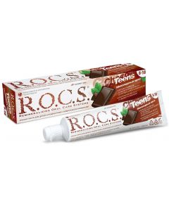 Buy ROCS Teens Chocolate mousse Toothpaste, 74 g | Florida Online Pharmacy | https://florida.buy-pharm.com