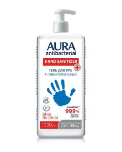 Buy Antiseptic agent AURA Hand gel antibacterial isopropyl alcohol bottle 1000 ml  | Florida Online Pharmacy | https://florida.buy-pharm.com