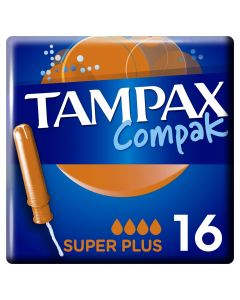 Buy Tampons with applicator TAMPAX Compak Super plus, 16 pcs. | Florida Online Pharmacy | https://florida.buy-pharm.com