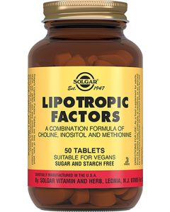 Buy Solgar, Lipotropic Factors Lipotropic Factor, 50 Tablets | Florida Online Pharmacy | https://florida.buy-pharm.com