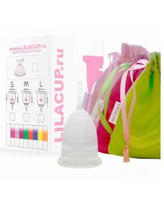 Buy LilaCup BOX PLUS menstrual cup size S transparent | Florida Online Pharmacy | https://florida.buy-pharm.com