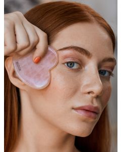 Buy Premium BLOOR 100% Rose Quartz 'Classic Heart' BLOOR Premium Face Massage Gouache Scraper | Florida Online Pharmacy | https://florida.buy-pharm.com