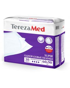 Buy TerezaMed medical diaper disposable absorbent Super 60 x 90 cm 30 pcs, 60 x 90 cm, 30 pcs | Florida Online Pharmacy | https://florida.buy-pharm.com