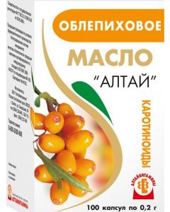 Buy Sea buckthorn oil Altayvitamins Altai dietary supplement 100 capsules of 0.2 g with vitamin E | Florida Online Pharmacy | https://florida.buy-pharm.com