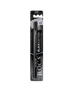 Buy Toothbrush ROCS Black Edition Classic, medium | Florida Online Pharmacy | https://florida.buy-pharm.com