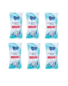 Buy Wet wipes Aura antibacterial 6 packs | Florida Online Pharmacy | https://florida.buy-pharm.com