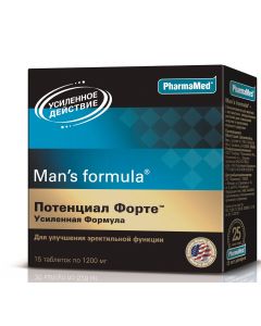 Buy Means for potency Man's Formula Potential Forte tablet №15. Preparation for increasing testosterone in men, with a group of vitamins D, E | Florida Online Pharmacy | https://florida.buy-pharm.com