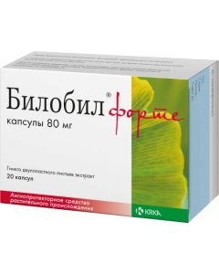 Buy Bilobil forte Capsules 80 mg, # 20  | Florida Online Pharmacy | https://florida.buy-pharm.com