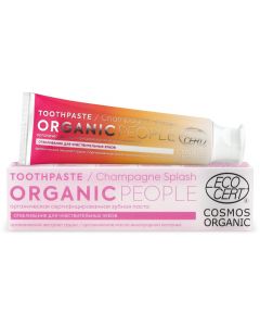 Buy Organic People Champagne Splash Toothpaste, whitening for sensitive teeth, 85 g | Florida Online Pharmacy | https://florida.buy-pharm.com